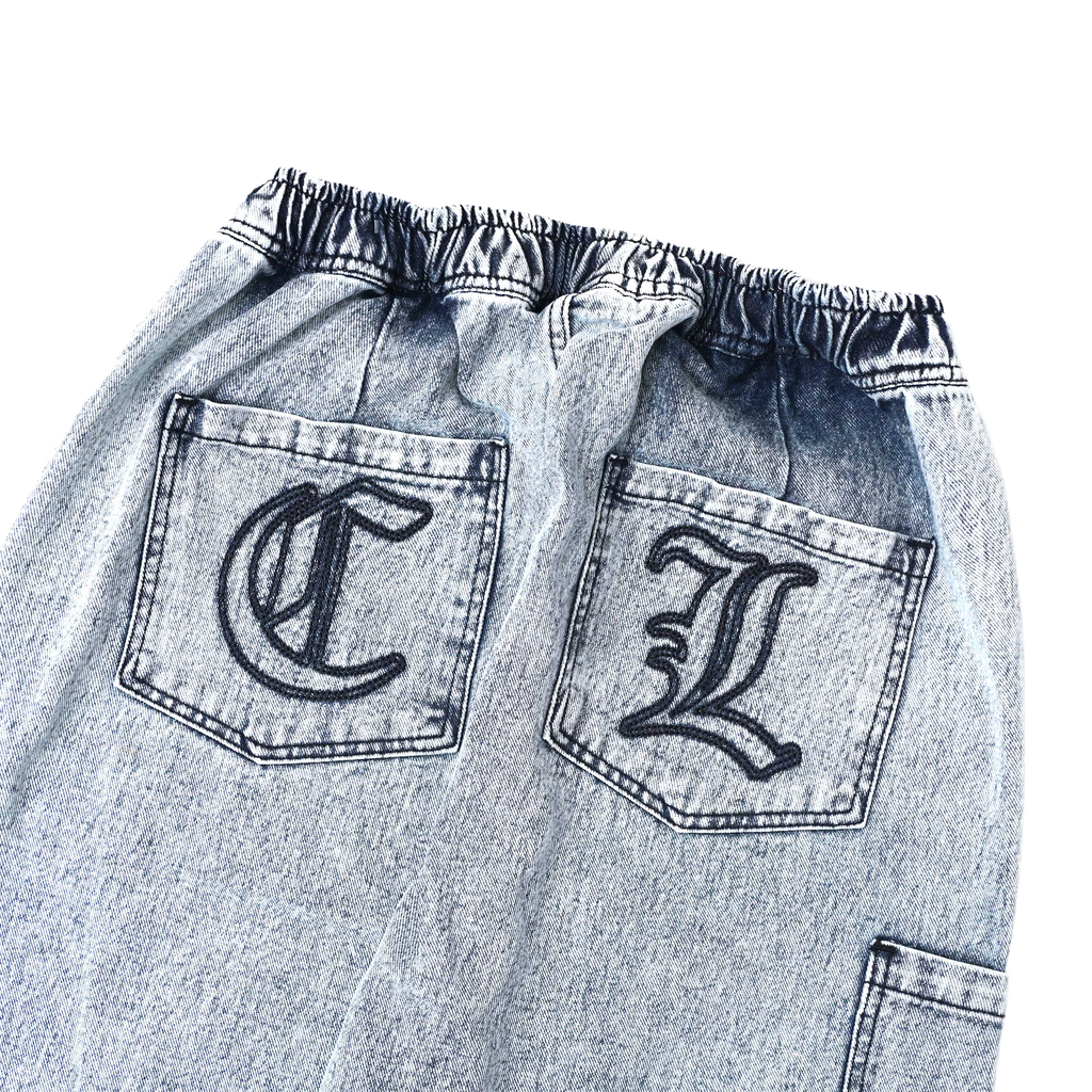 RADIANCE PANTS - WHITE/BLU