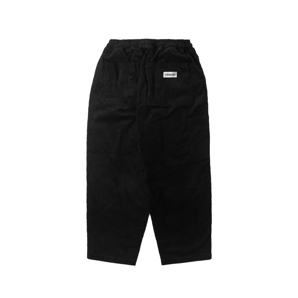 OG LOGO BAGGY CORDUROY PANTS - BLACK