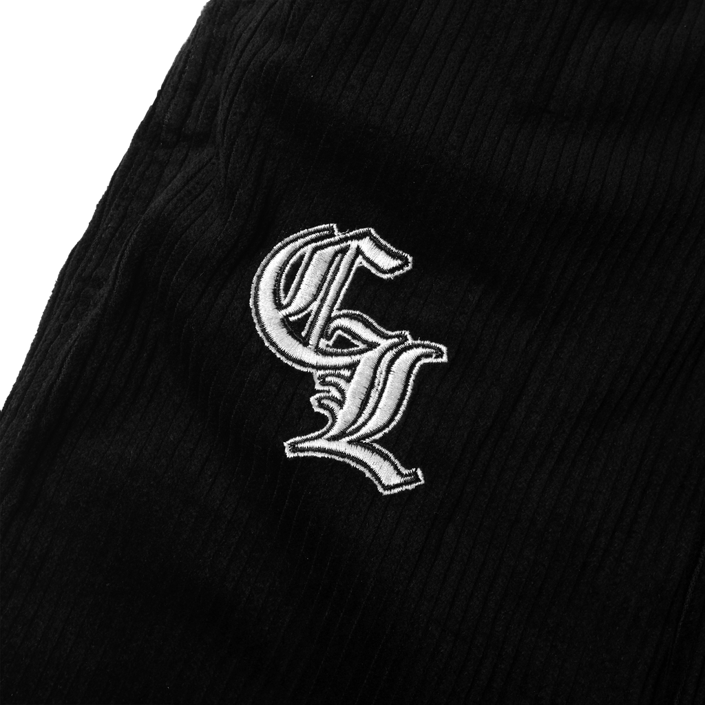 OG LOGO BAGGY CORDUROY PANTS - BLACK