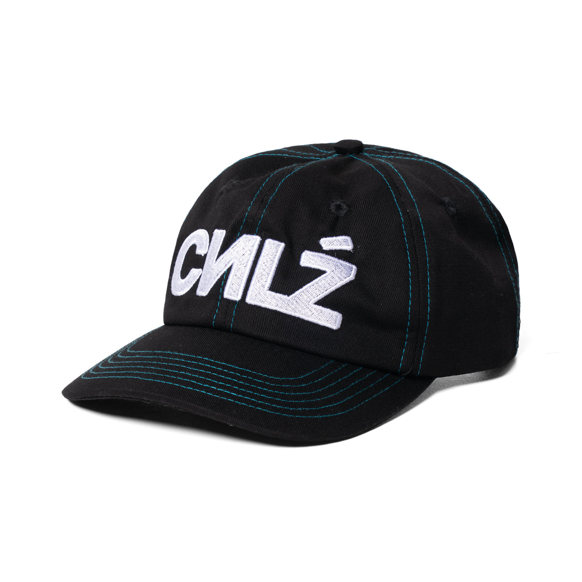 ABBRE CONTRAST CAP - BLACK/CYAN