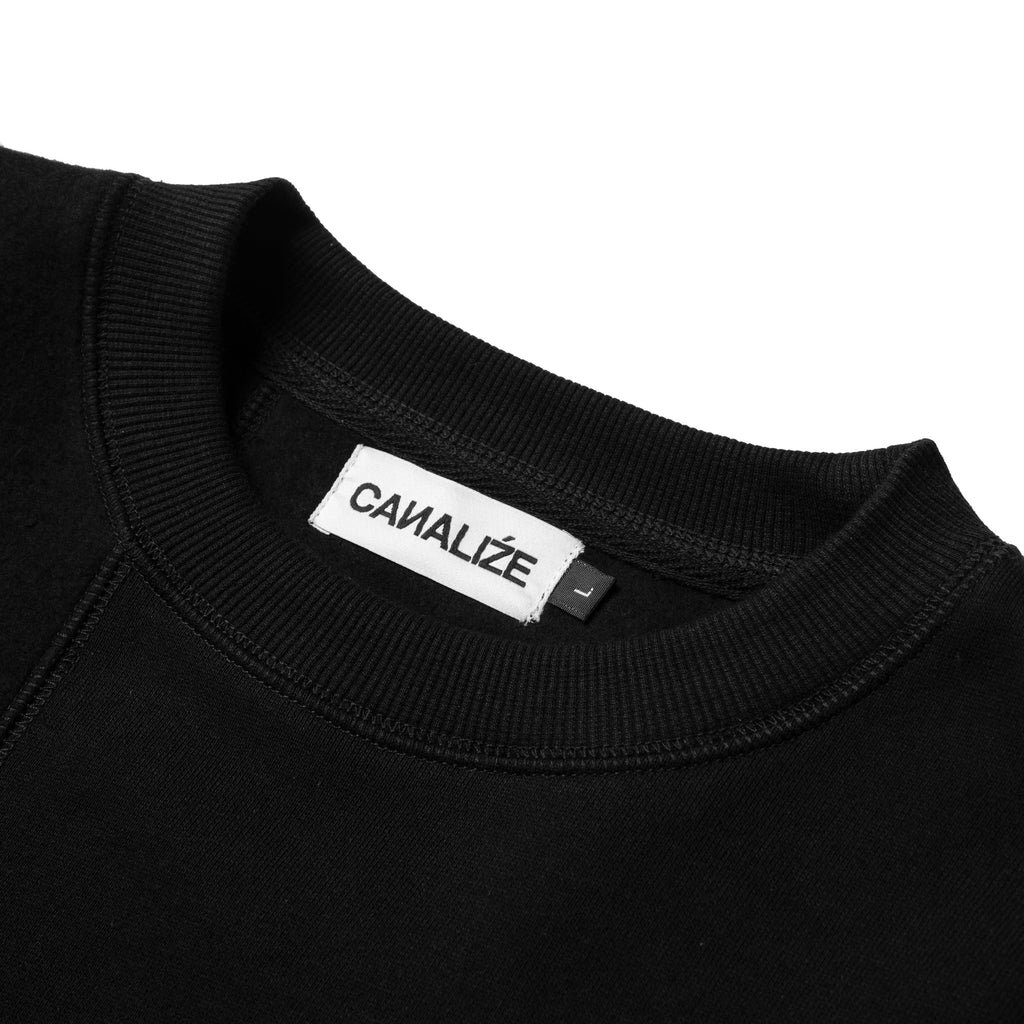 SPYCLE - BLACK - CREWNECK SWEATSHIRT