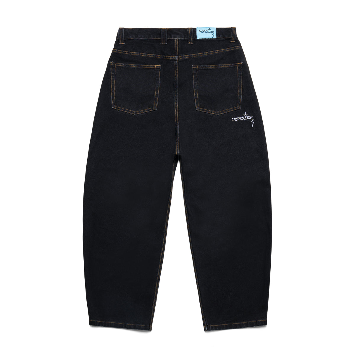 TAGON - FADED BLACK - BAGGY JEANS