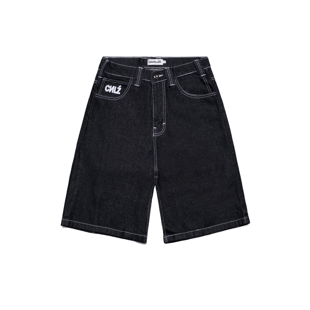 FABLE DENIM SHORT - BLACK WASH