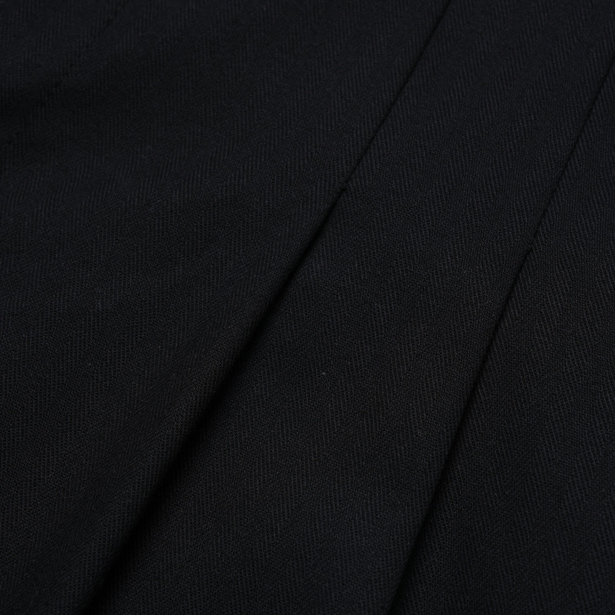 PREATS - BLACK HERRINGBONE - PLEATED TROUSER