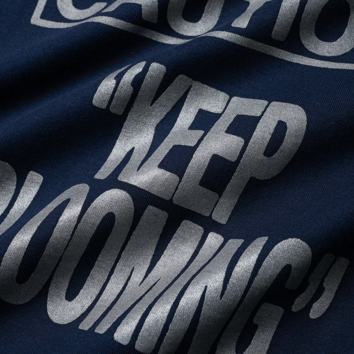 CAUTION - NAVY/GREY - T-SHIRT