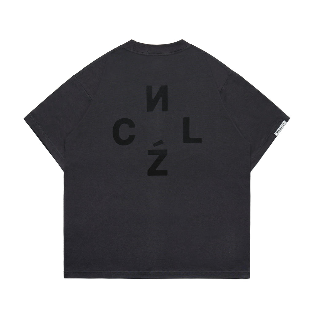 POPE - GREY/BLACK - T-SHIRT