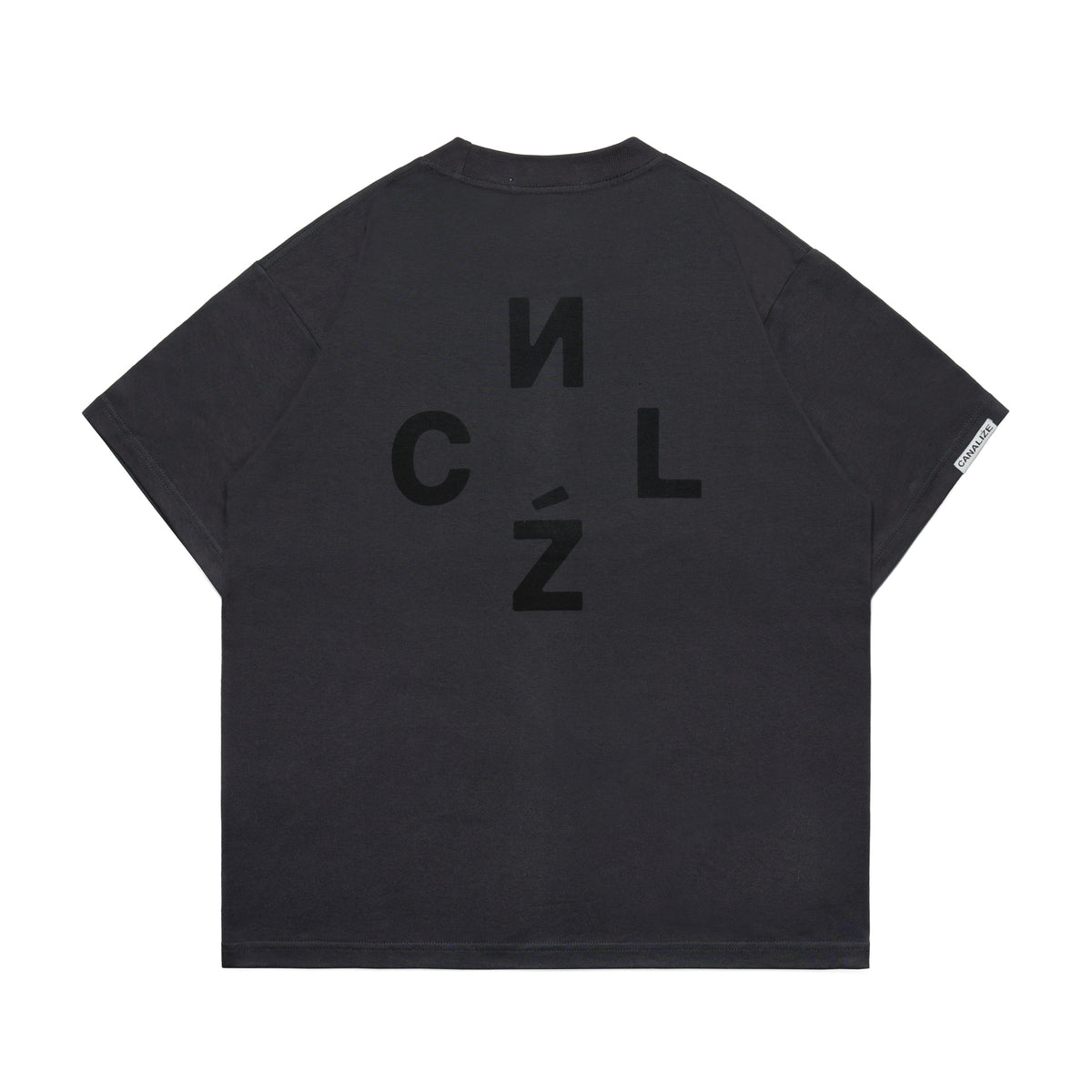 POPE - GREY/BLACK - T-SHIRT