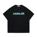 FEEL IT TEE - BLACKWASH/CYAN