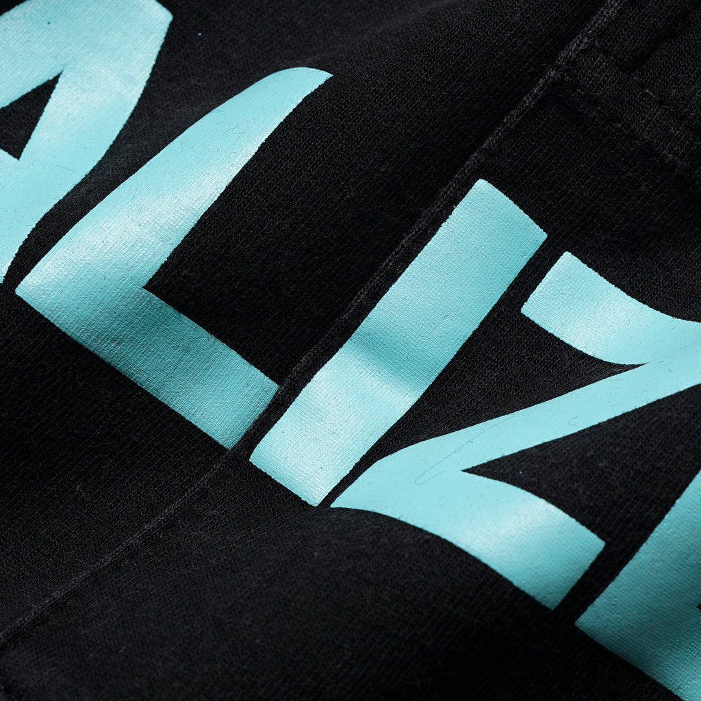 FEEL IT TEE - BLACKWASH/CYAN