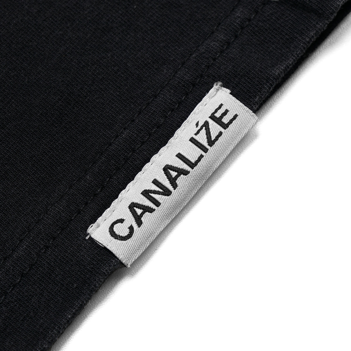 FEEL IT TEE - BLACKWASH/CYAN