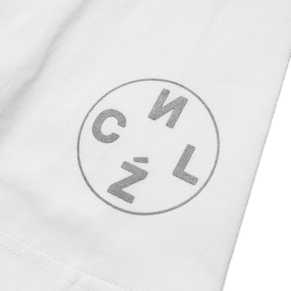 CAUTION - WHITE/GREY - T-SHIRT