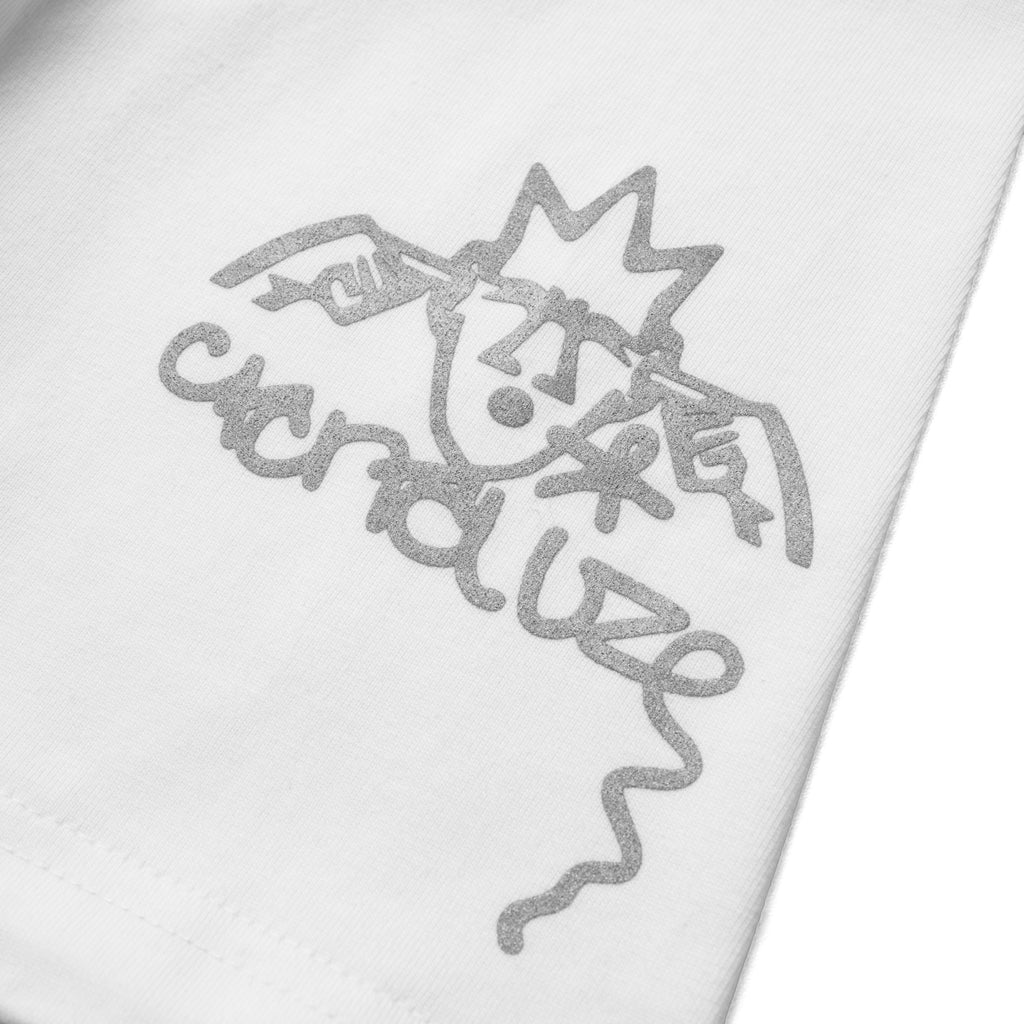 CAUTION - WHITE/GREY - T-SHIRT