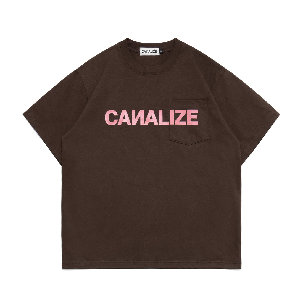 FEEL IT TEE - BROWN/PINK