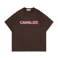 FEEL IT TEE - BROWN/PINK