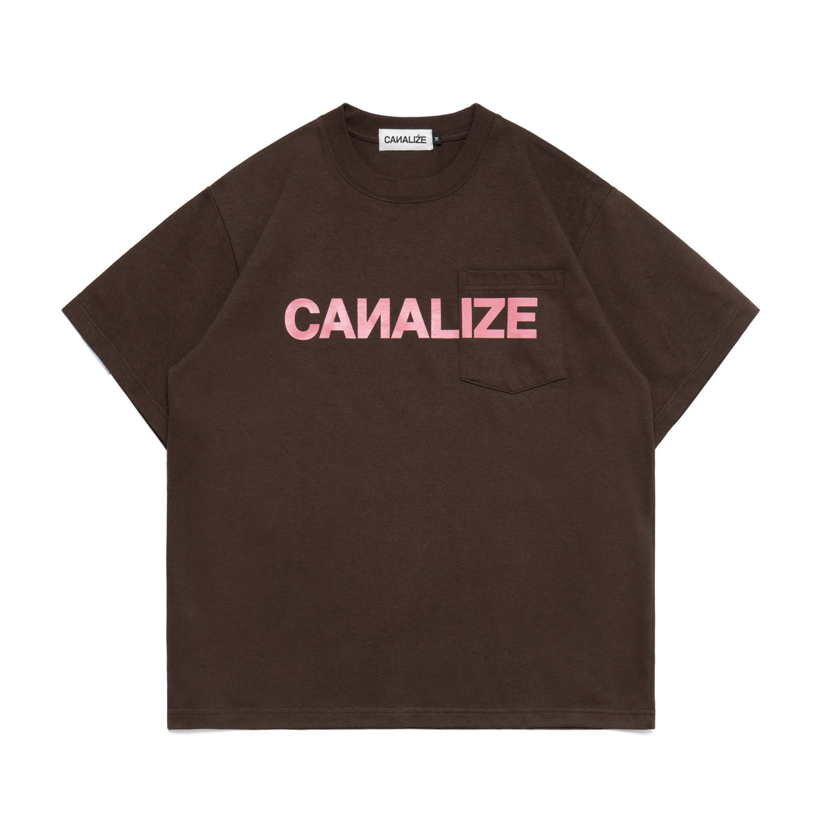 FEEL IT TEE - BROWN/PINK