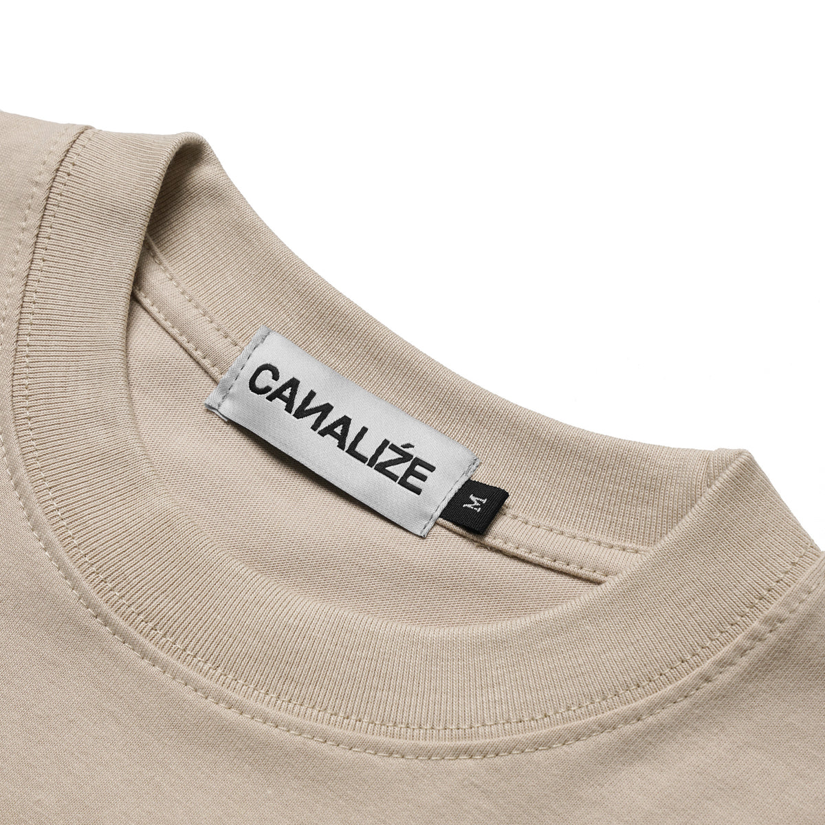 FEEL IT TEE -  BEIGE/GREY