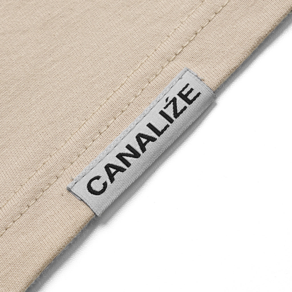 FEEL IT TEE -  BEIGE/GREY
