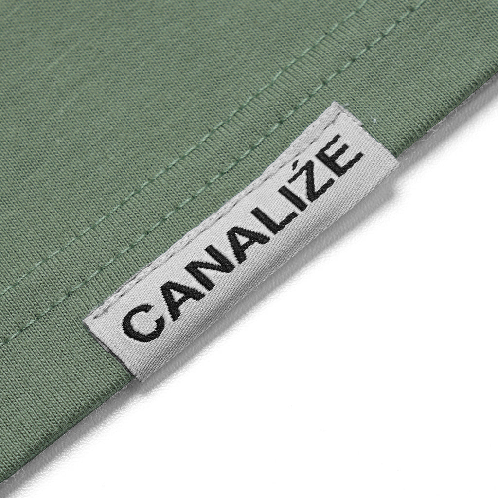 FEEL IT TEE -  SAGE/BLACK