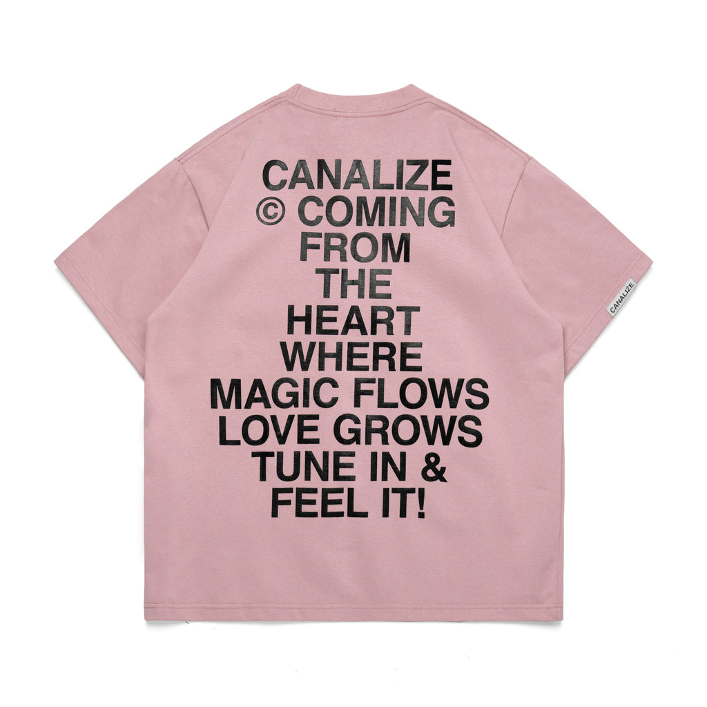 FEEL IT TEE - PINK/BLACK