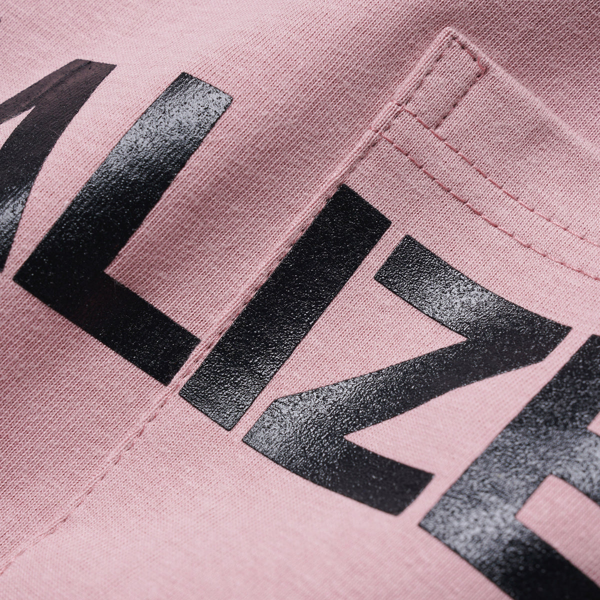 FEEL IT TEE - PINK/BLACK