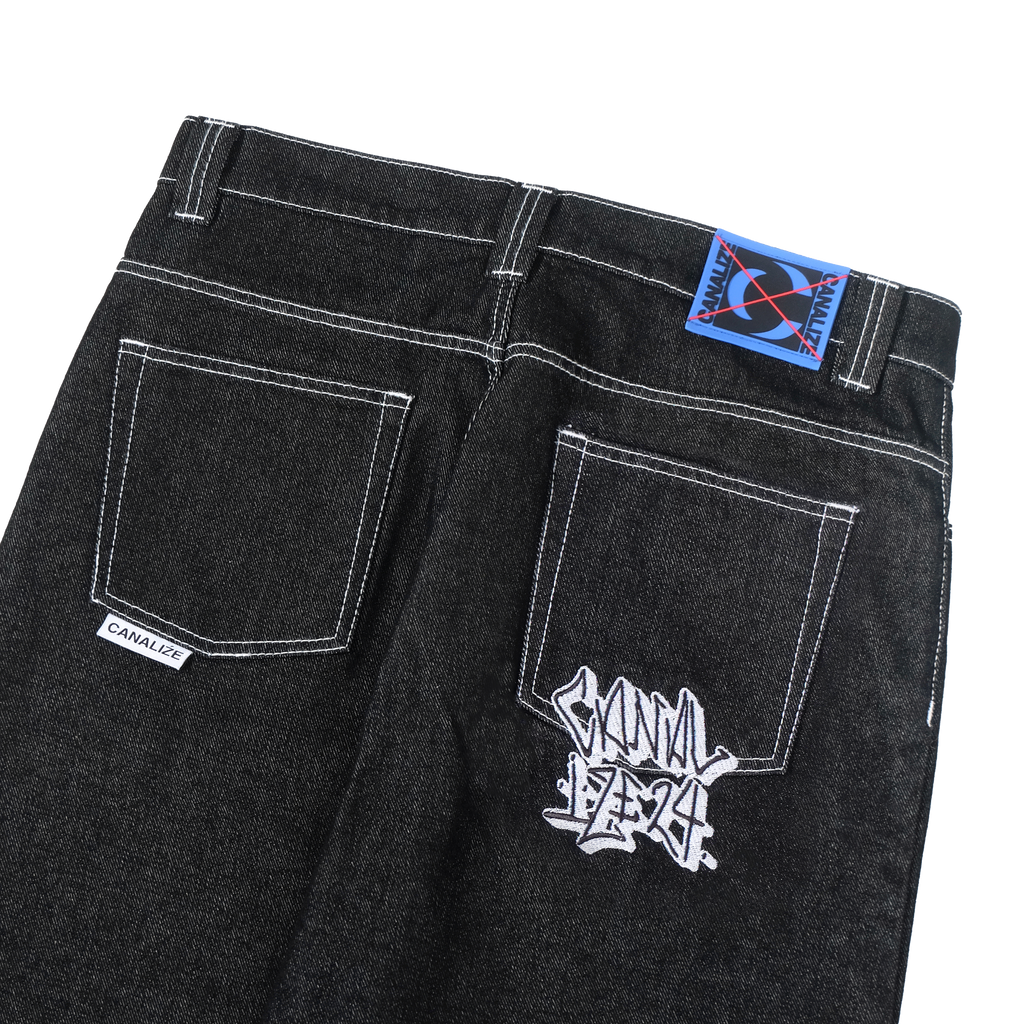 TAGGING24 PANTS - BLACK