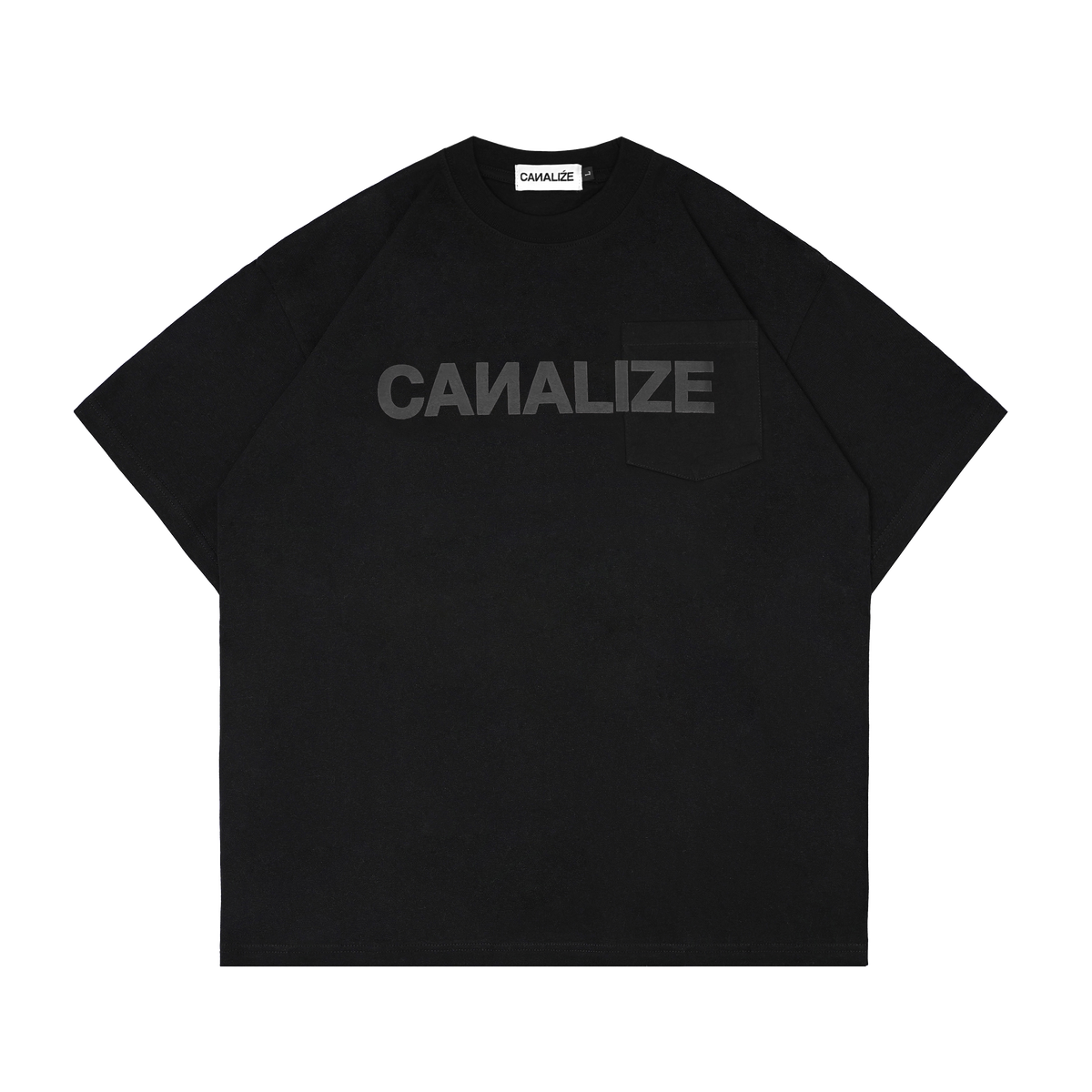 FEEL IT TEE -  BLACK/BLACK