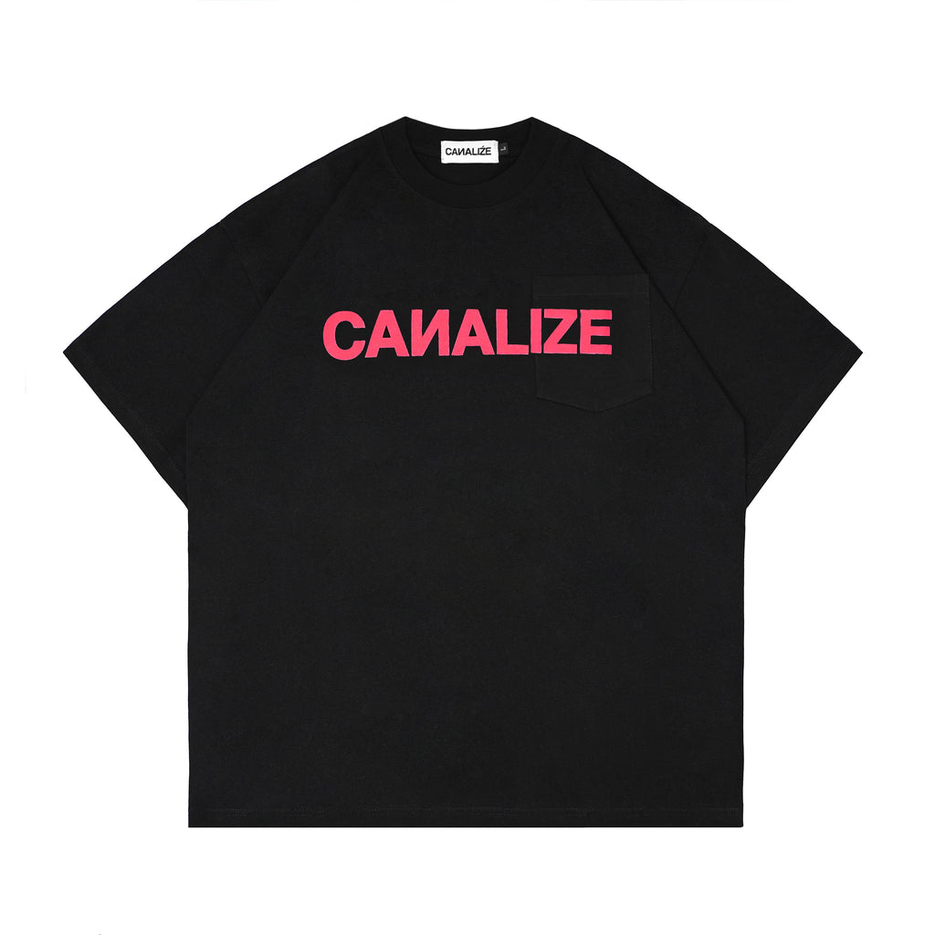 FEEL IT TEE - BLACK/PINK