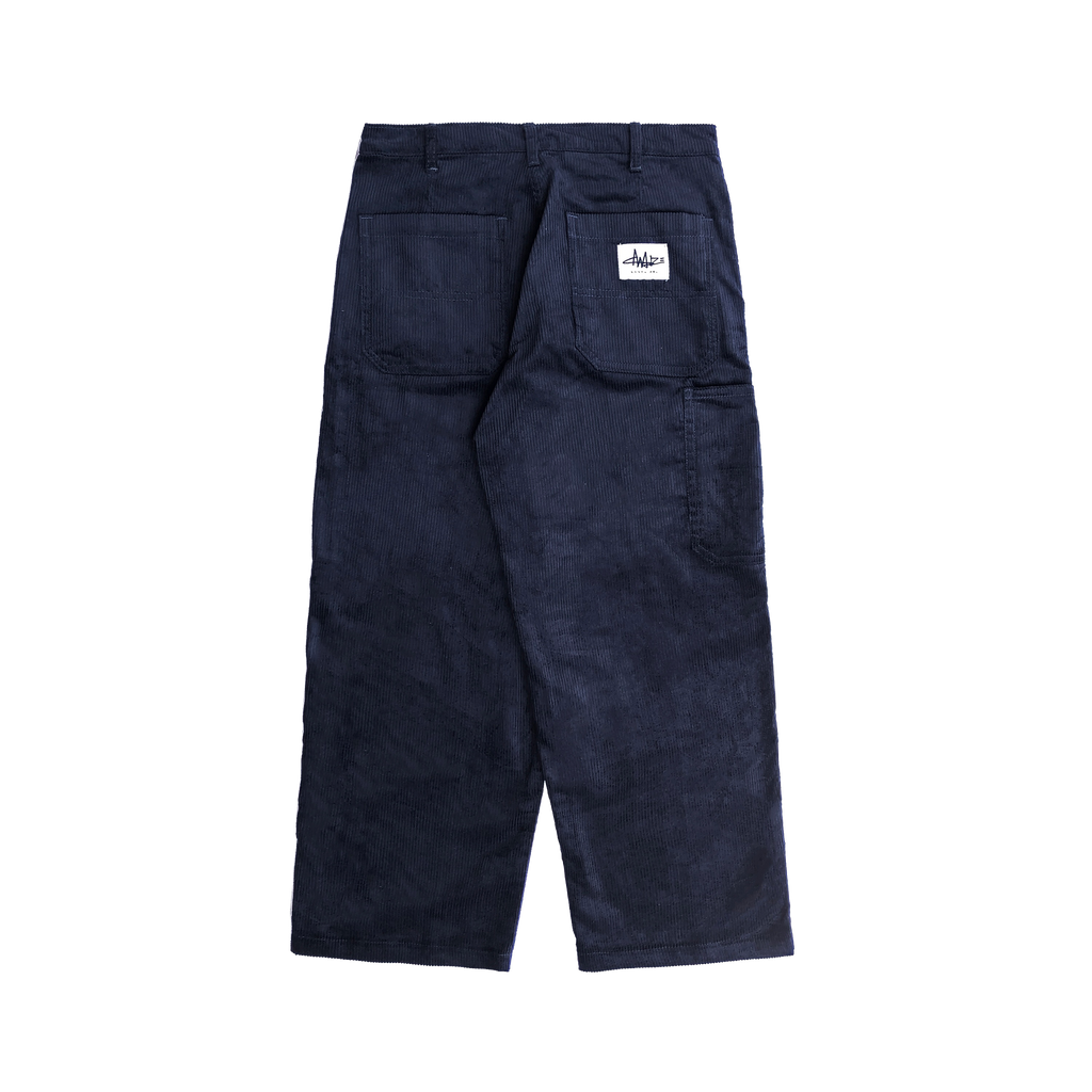 3OG BAGGY CORDUROY PANTS - NAVY
