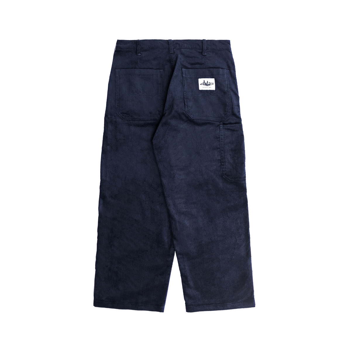 3OG BAGGY CORDUROY PANTS - NAVY
