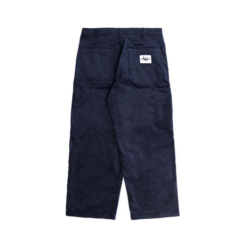 3OG BAGGY CORDUROY PANTS - NAVY