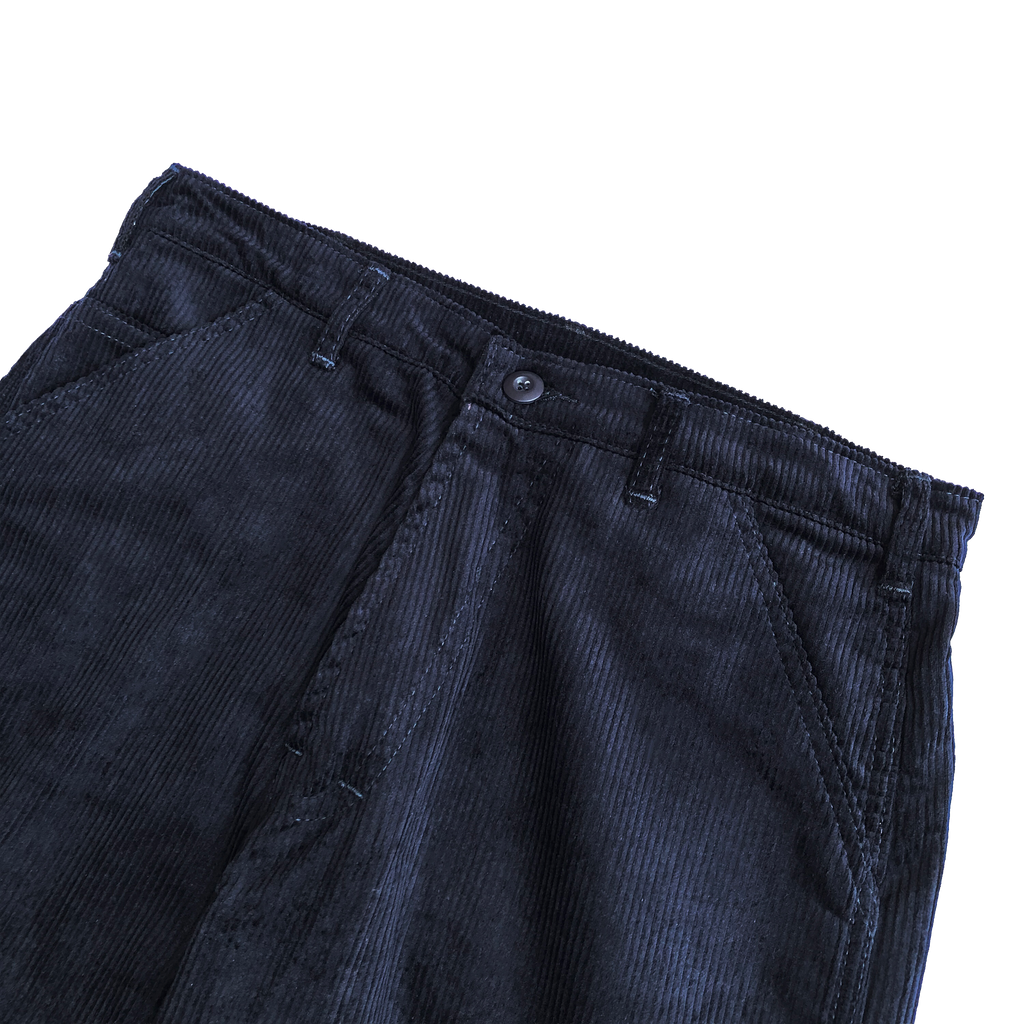 3OG BAGGY CORDUROY PANTS - NAVY
