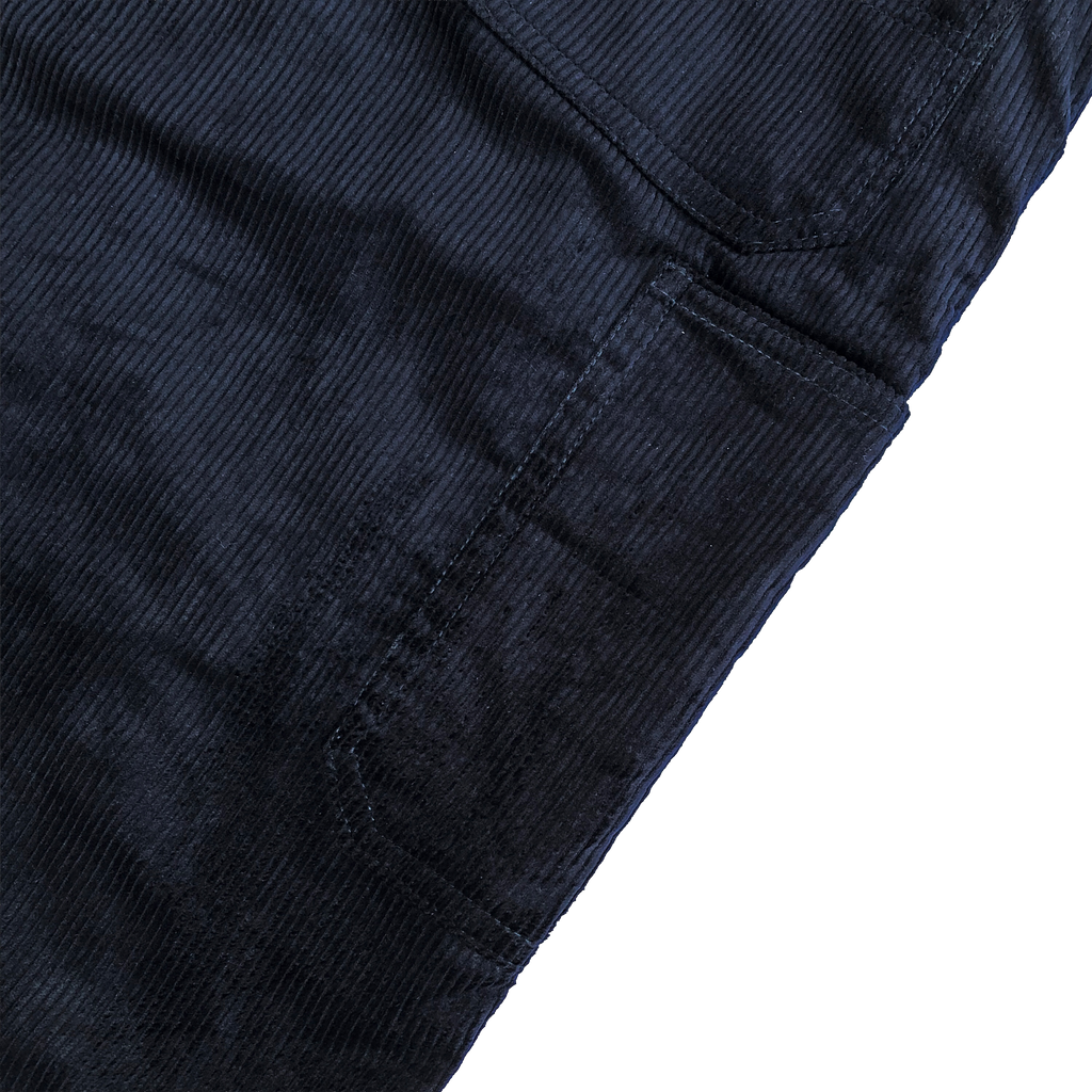 THROWIE BAGGY CORDUROY PANTS - NAVY