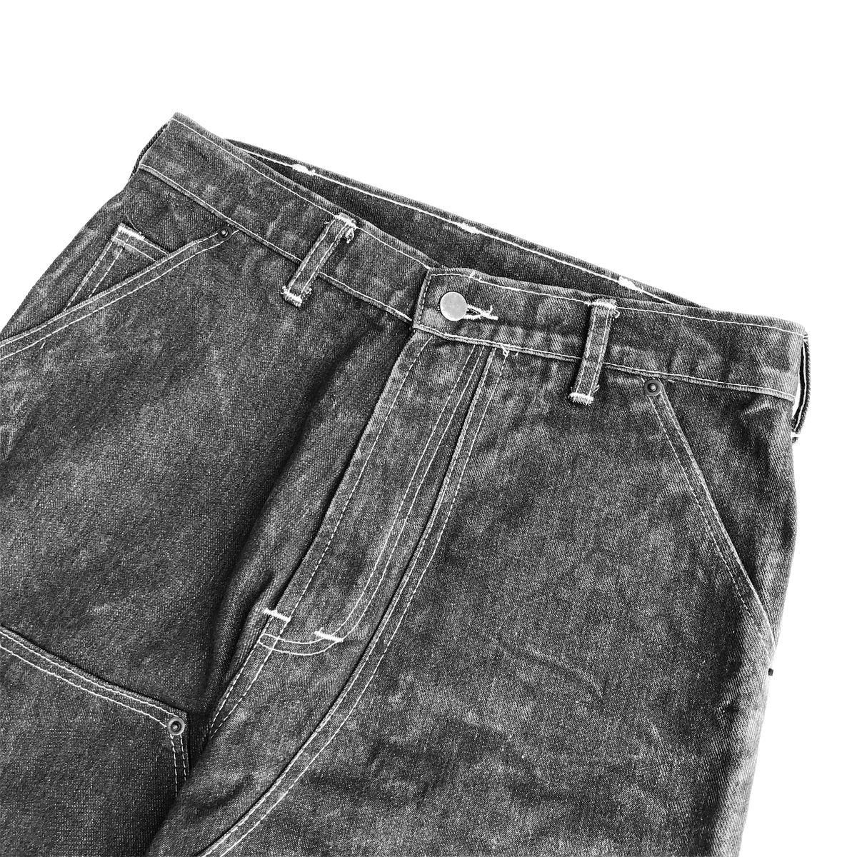 DPAINTER DOUBLE KNEE PANTS - GREY WASH