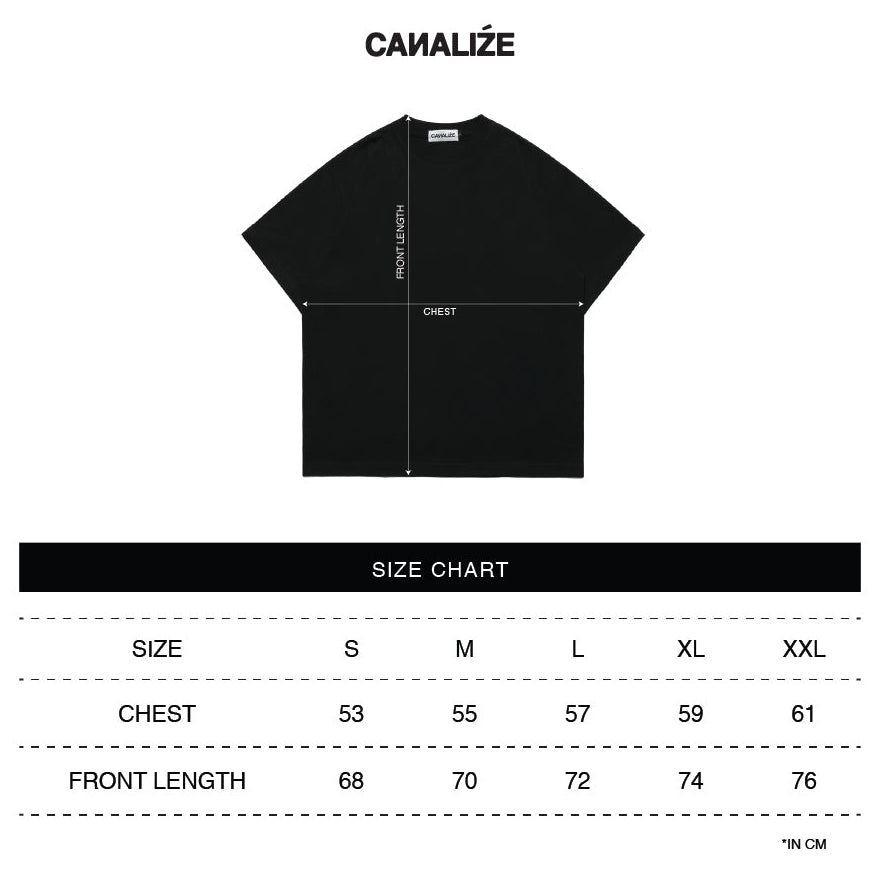 CAUTION - NAVY/GREY - T-SHIRT