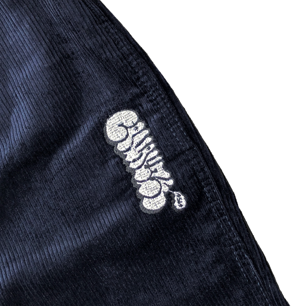 THROWIE BAGGY CORDUROY PANTS - NAVY
