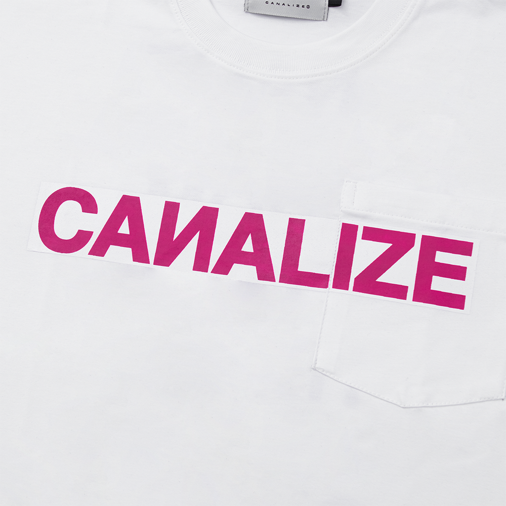 FEEL IT TEE - WHITE/PINK