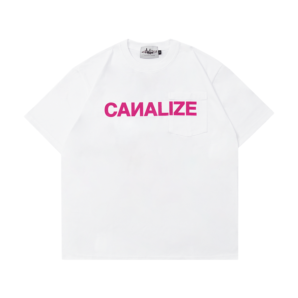 FEEL IT TEE - WHITE/PINK