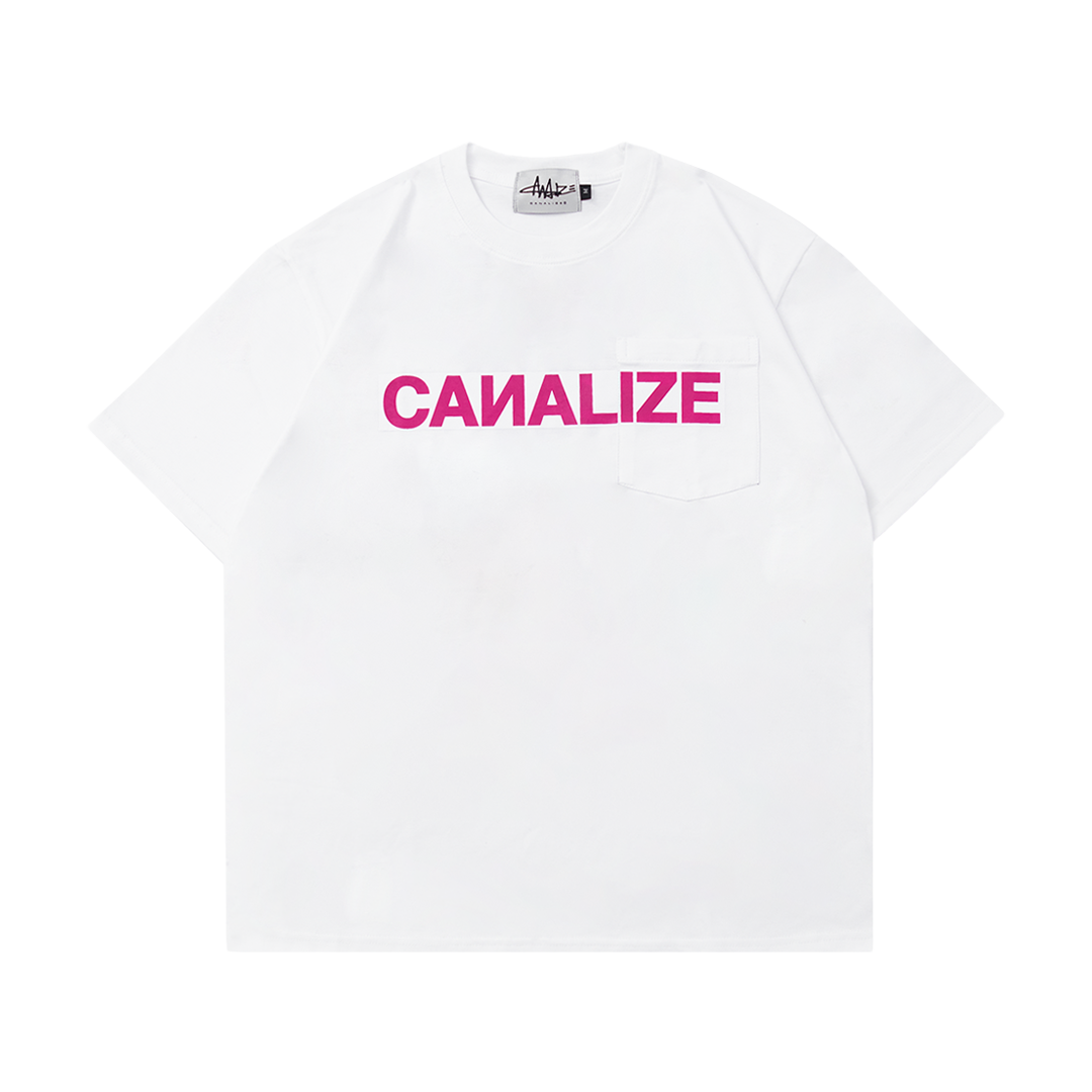 FEEL IT TEE - WHITE/PINK